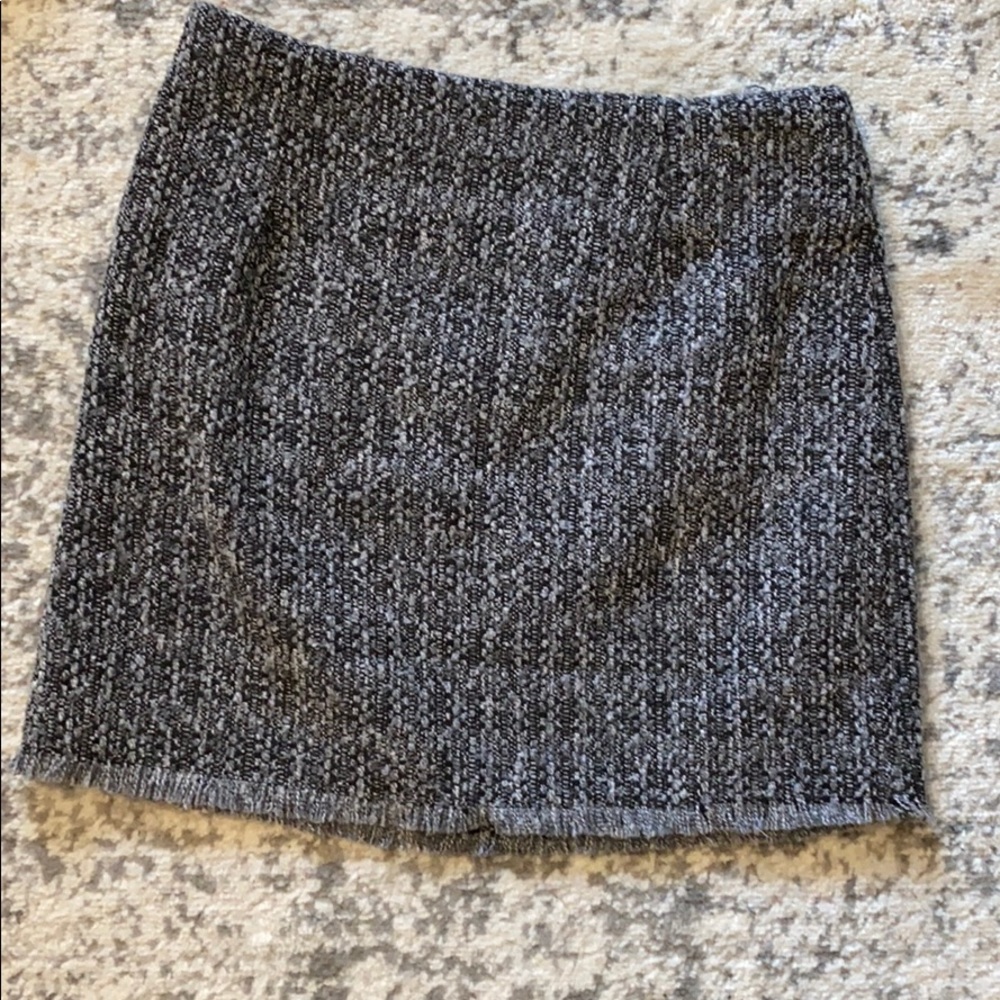 Tweed mini skirt